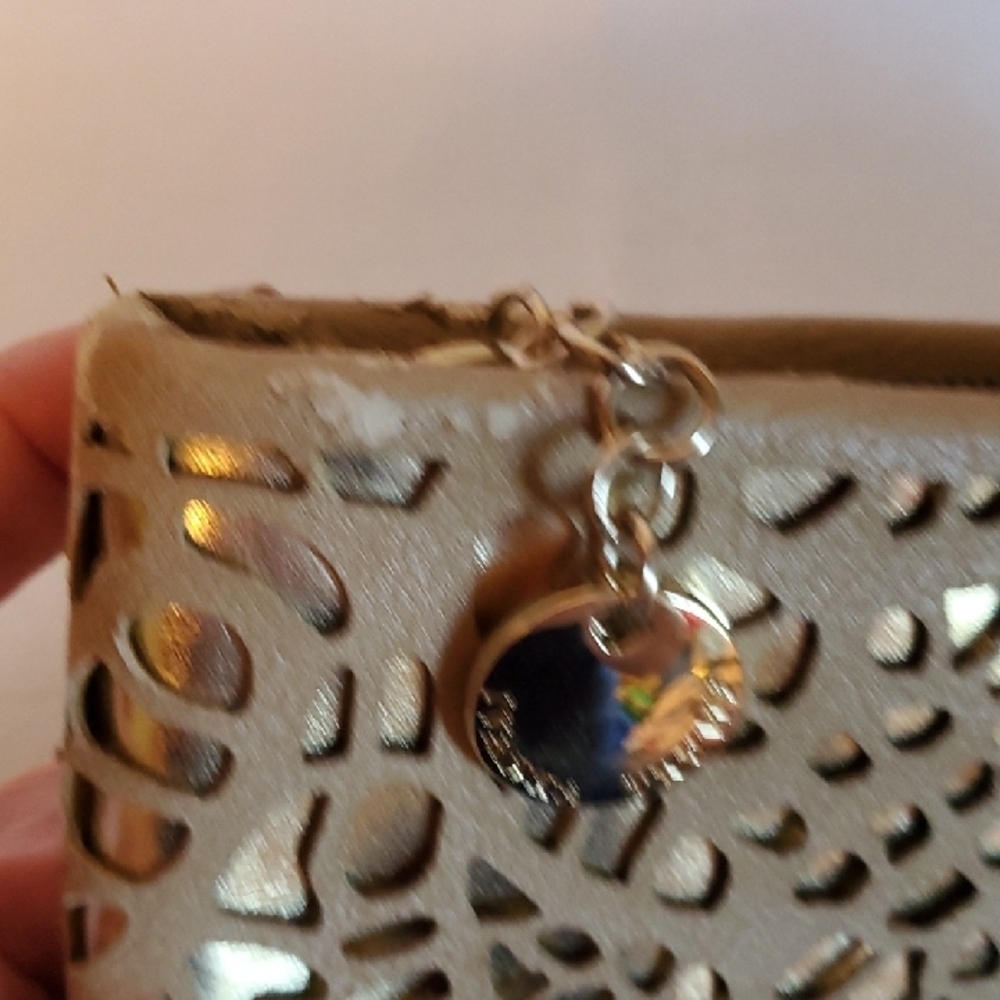 Ivanka Trump Gold Cutout Clutch - Picture 11 of 16